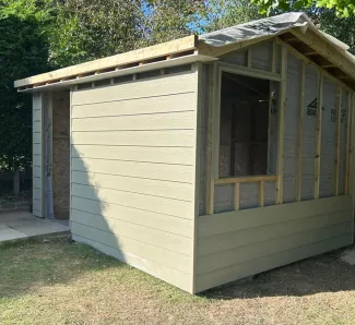 garden room cladding