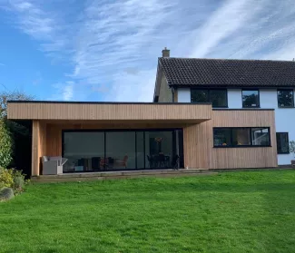 side extension tunbridge wells timber clad